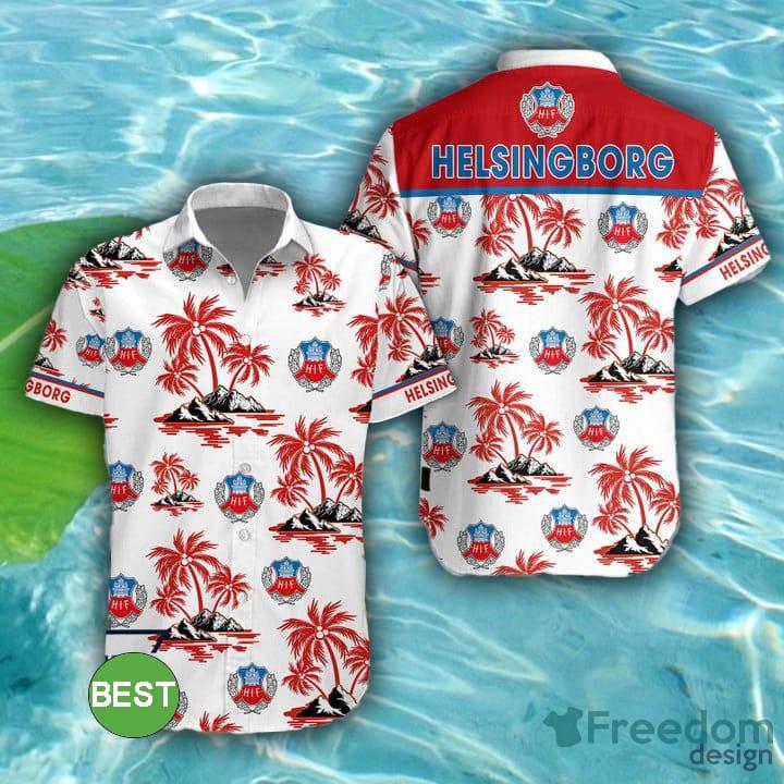 Helsingborgs IF Football Club Tropical Womens Hawaiian Shirts -  Freedomdesign