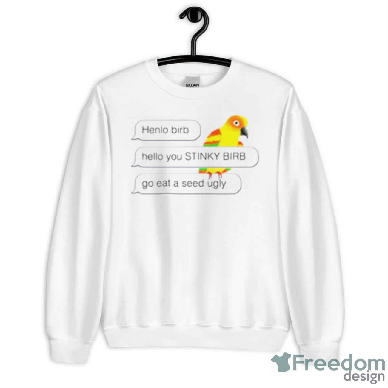Henlo Birb Meme Shirt - Unisex Heavy Blend Crewneck Sweatshirt Henlo Birb Meme Shirt - Unisex Heavy Blend Crewneck Sweatshirt