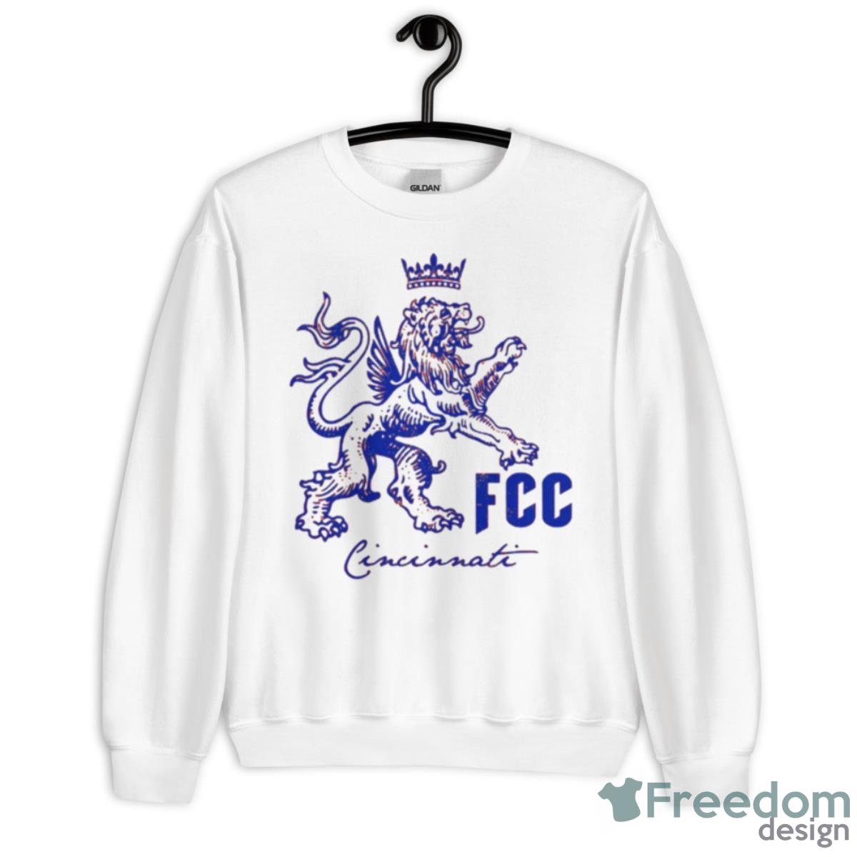 Heraldry Lion Fc Cincinnati Shirt - Unisex Heavy Blend Crewneck Sweatshirt
