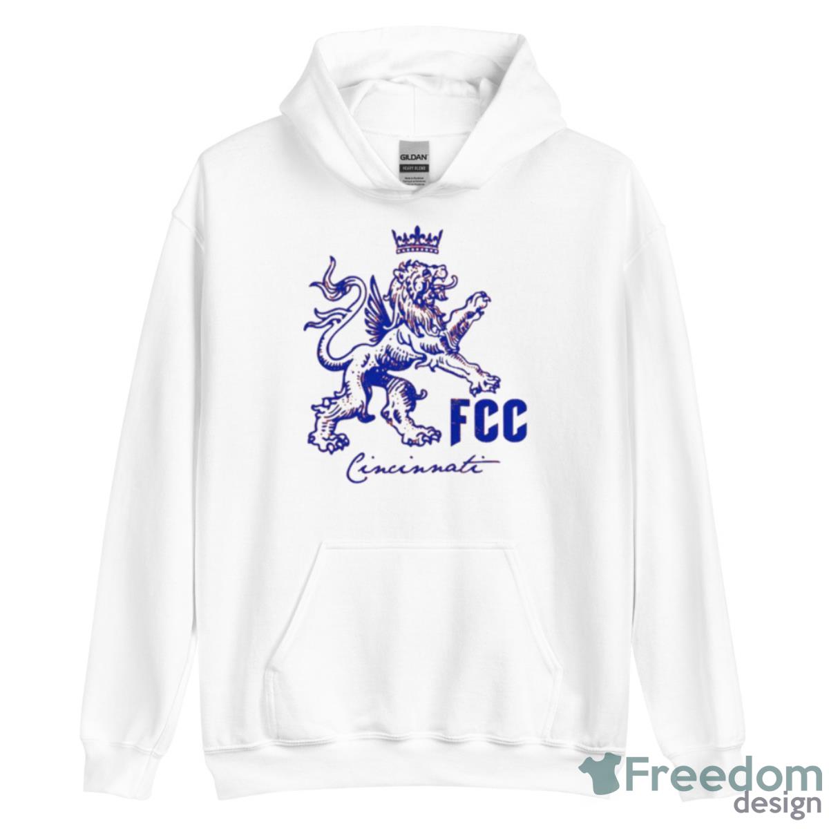 Heraldry Lion Fc Cincinnati Shirt image Heraldry Lion Fc Cincinnati Shirt - Unisex Heavy Blend Hooded Sweatshirt