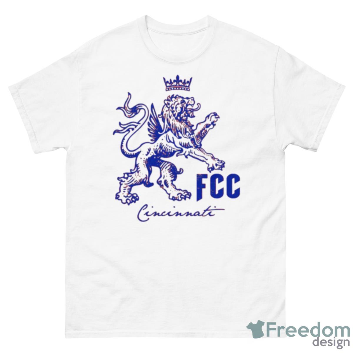 Heraldry Lion Fc Cincinnati Shirt - 500 Men’s Classic Tee Gildan