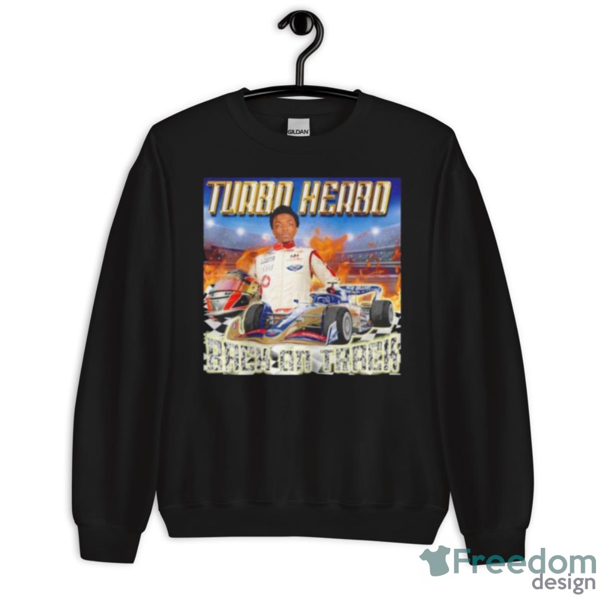 Herbert Jones Turbo Herbo Back On Track Shirt - Unisex Crewneck Sweatshirt