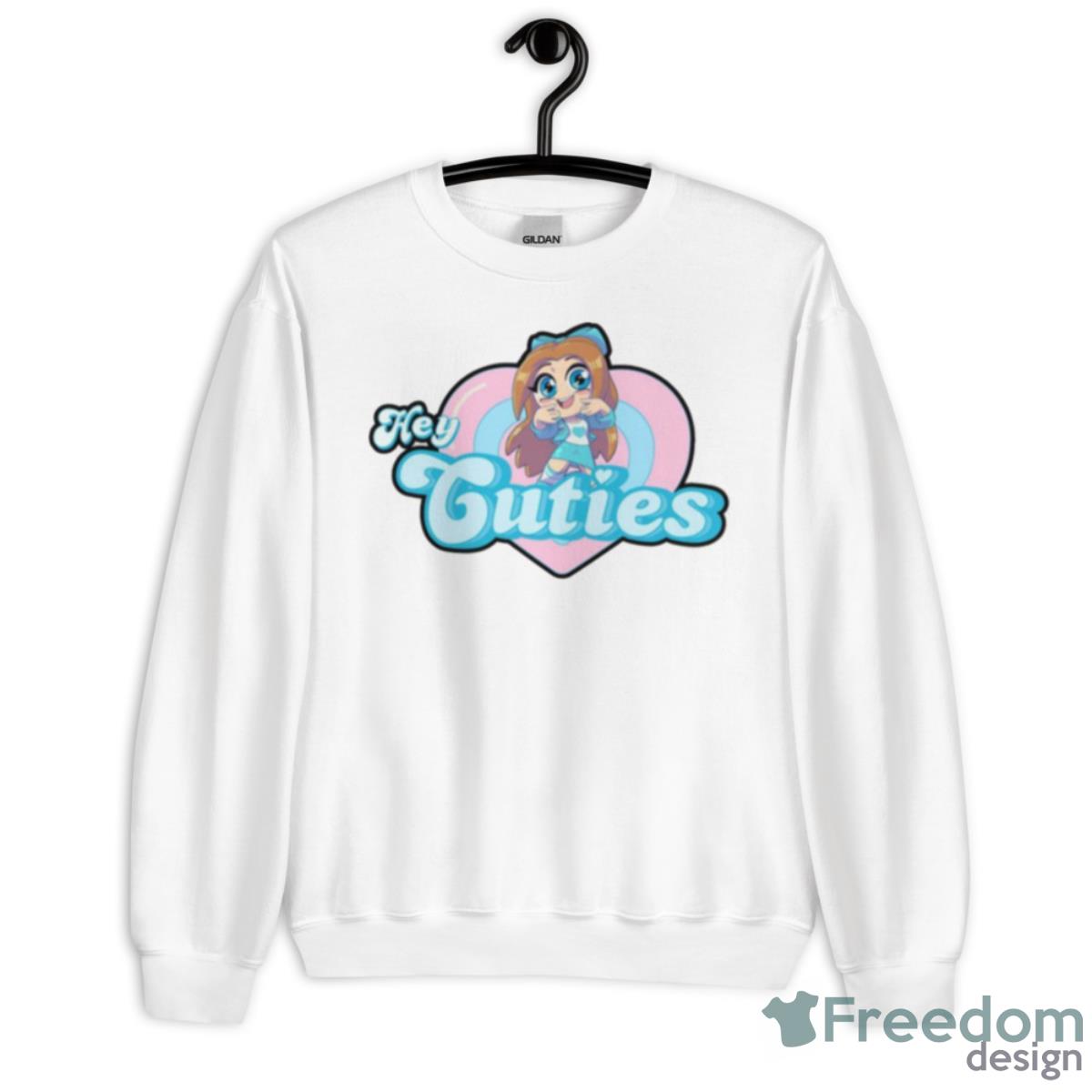 Hey Cuties Mackenzie Turner Black Outline Shirt - Unisex Heavy Blend Crewneck Sweatshirt