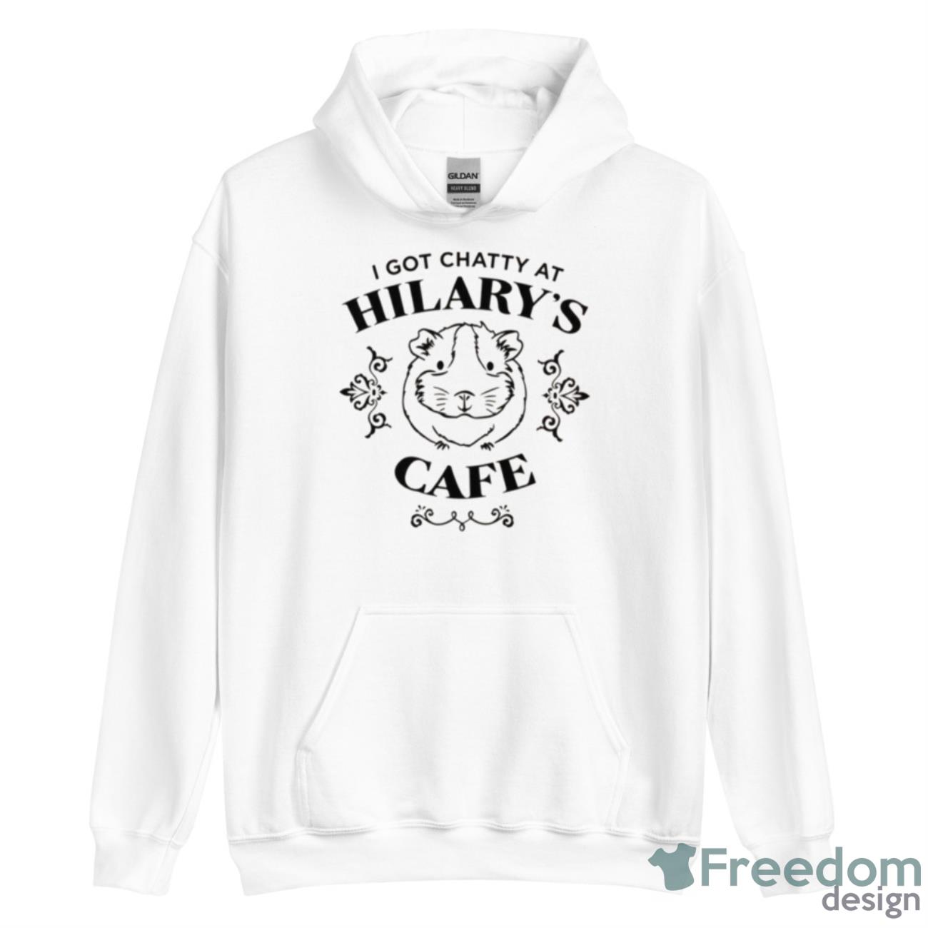 Hilary’s Cafe Logo Fleabag Hamster Shirt - Unisex Heavy Blend Hooded Sweatshirt