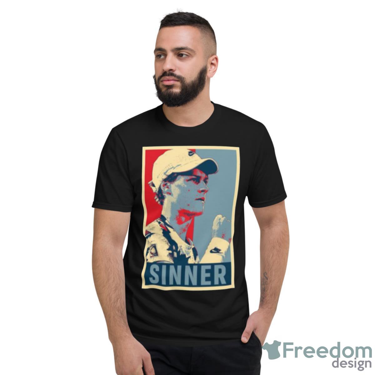 Hope Graphic Tennis Jannik Sinner Shirt - Short Sleeve T-Shirt