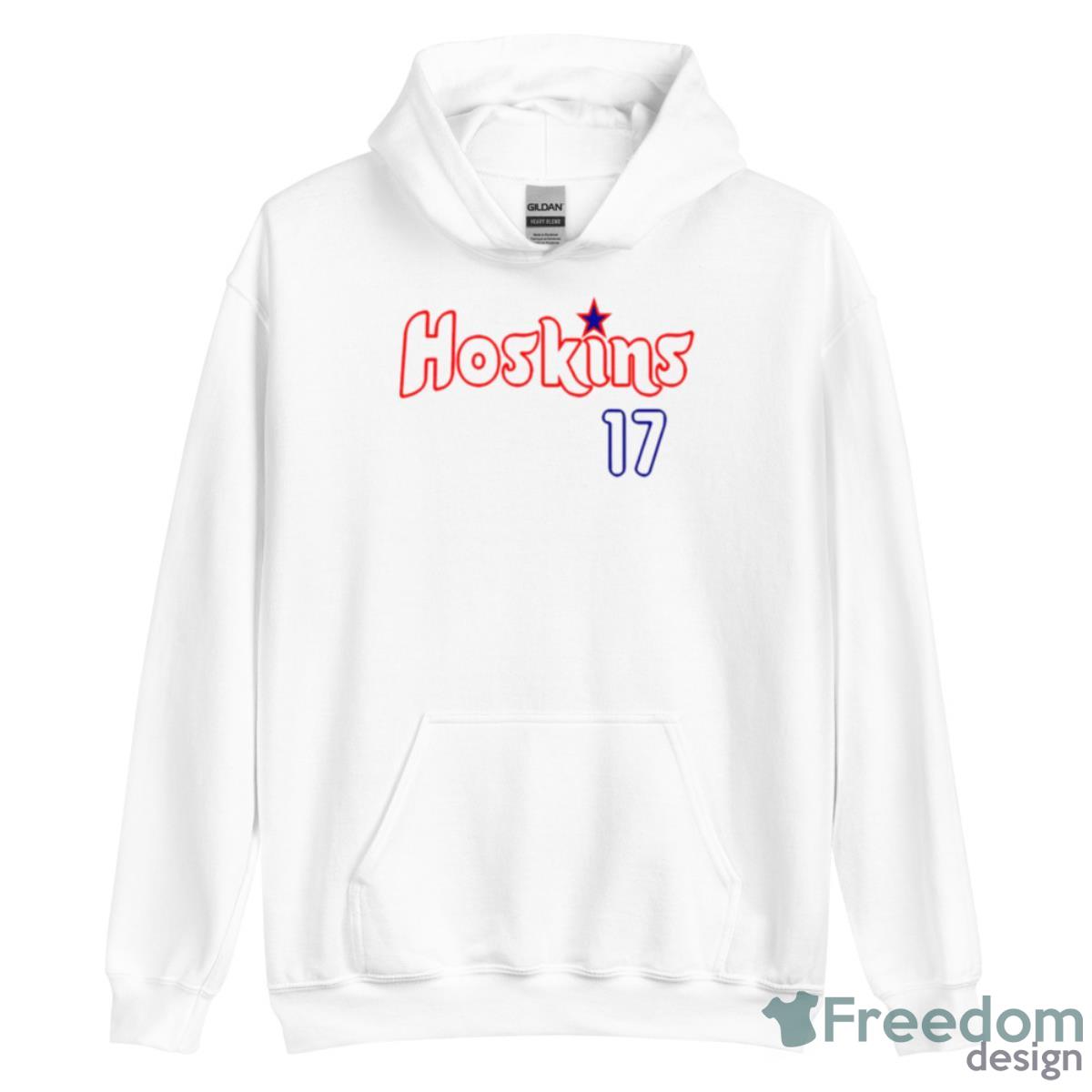 Hoskins 17 Philadelphia Phillies Shirt image Hoskins 17 Philadelphia Phillies Shirt - Unisex Heavy Blend Hooded Sweatshirt