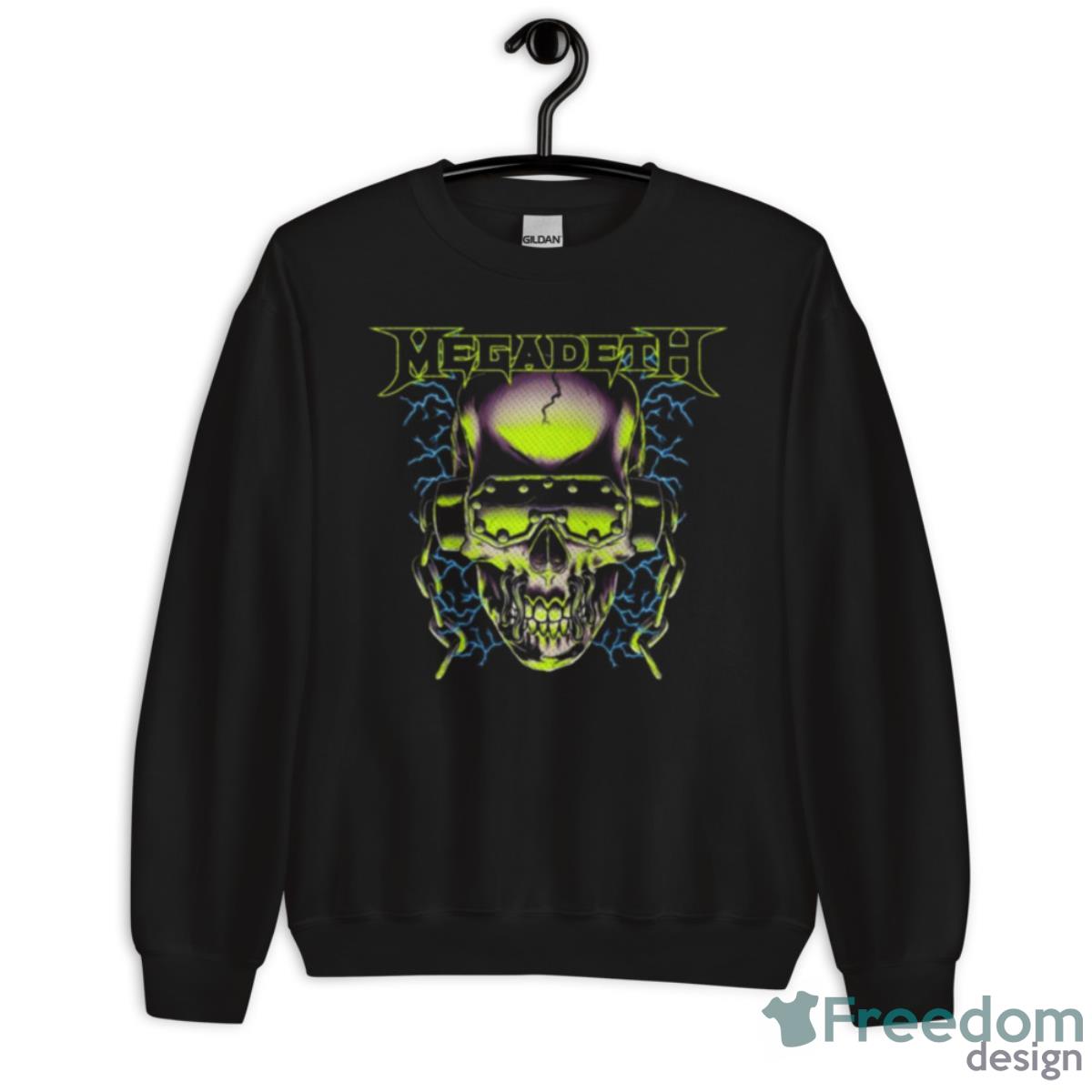 Hot Megadeth Vic Rattlehead Standard Patch 2023 Shirt - Unisex Crewneck Sweatshirt