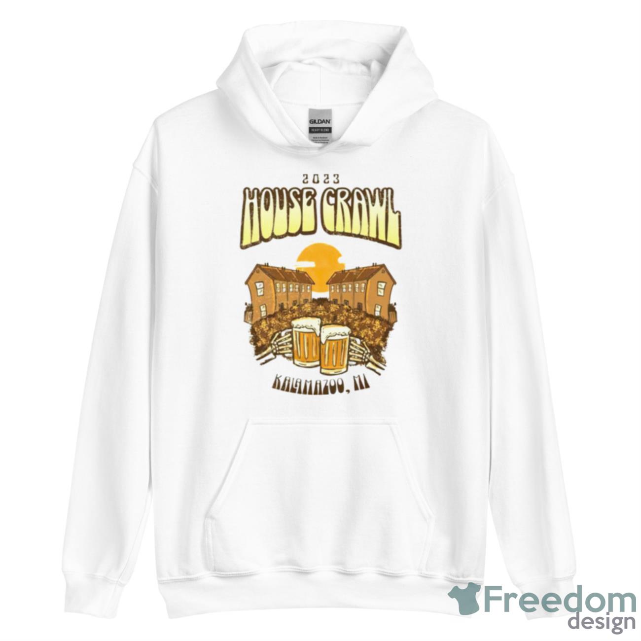 House Crawl 2023 Kalamazoo Shirt - Unisex Heavy Blend Hooded Sweatshirt