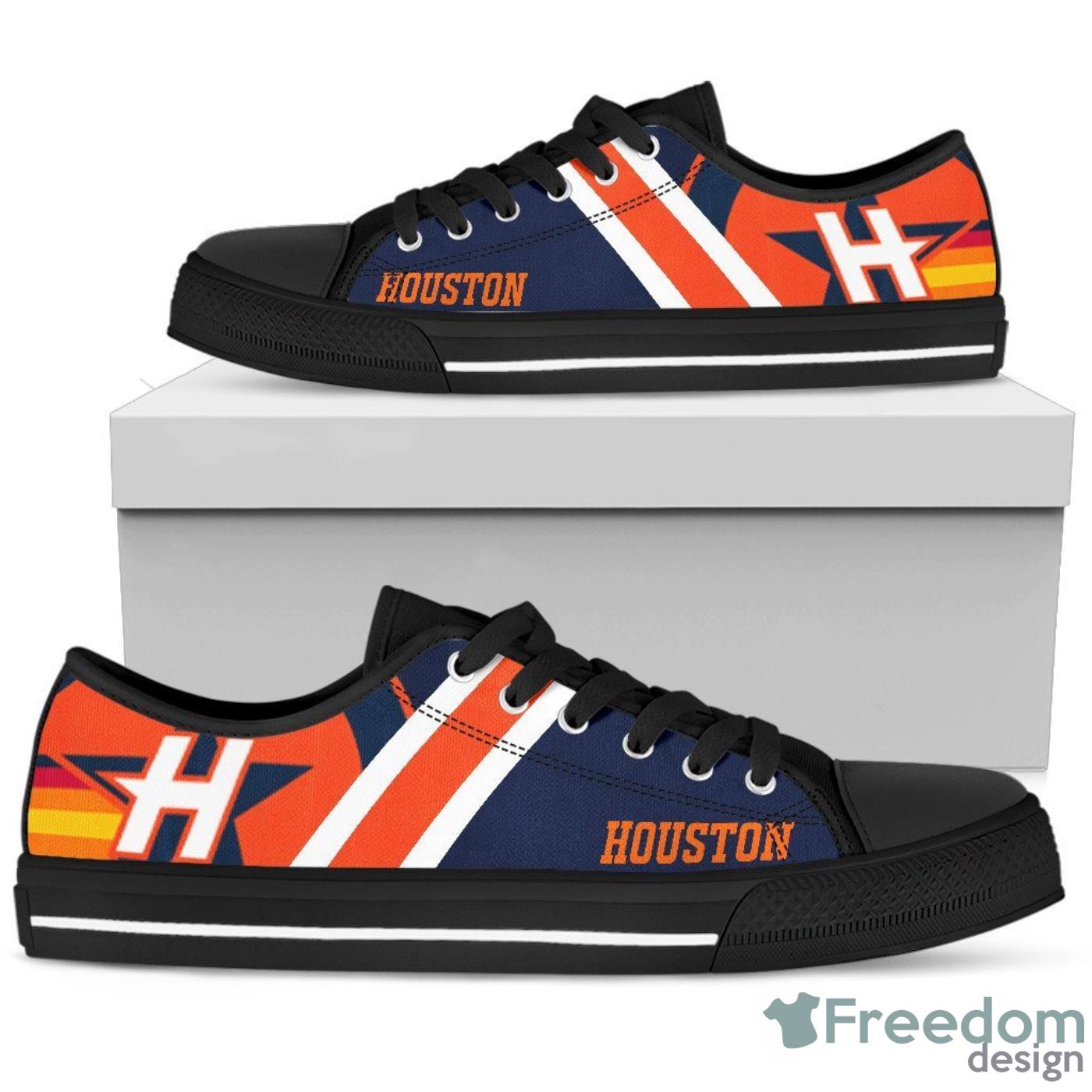 Houston Astros MLB Low Top Canvas Shoes For Men And Women Product Photo 1