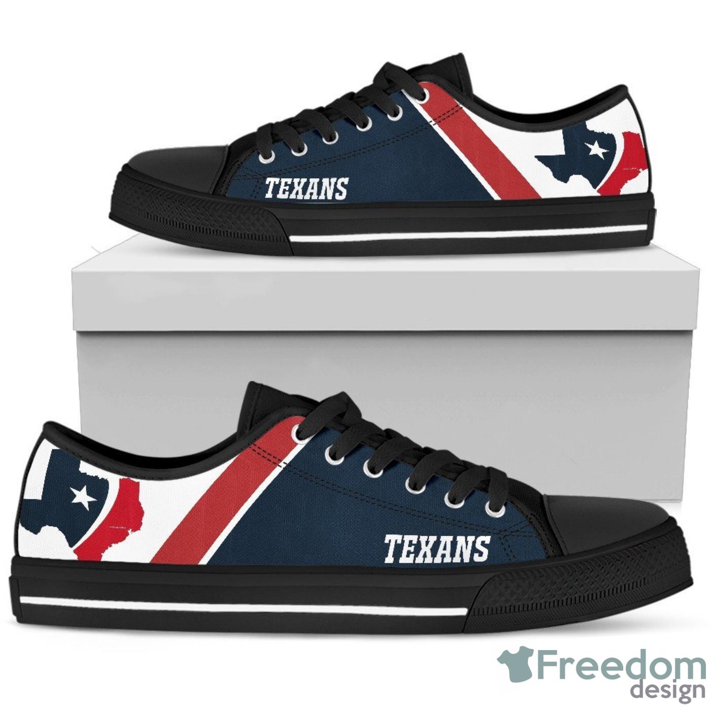 Houston Texans NFL Low Top Canvas Shoes For Men And Women Product Photo 1