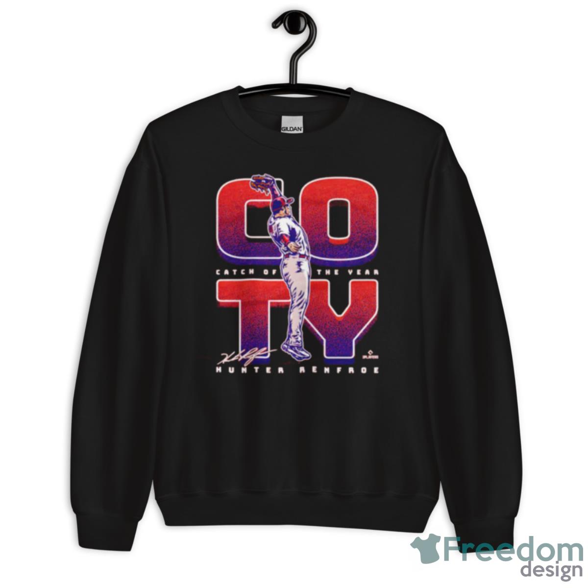 Hunter Renfroe Coty Los Angeles Angels Signature Shirt - Unisex Crewneck Sweatshirt