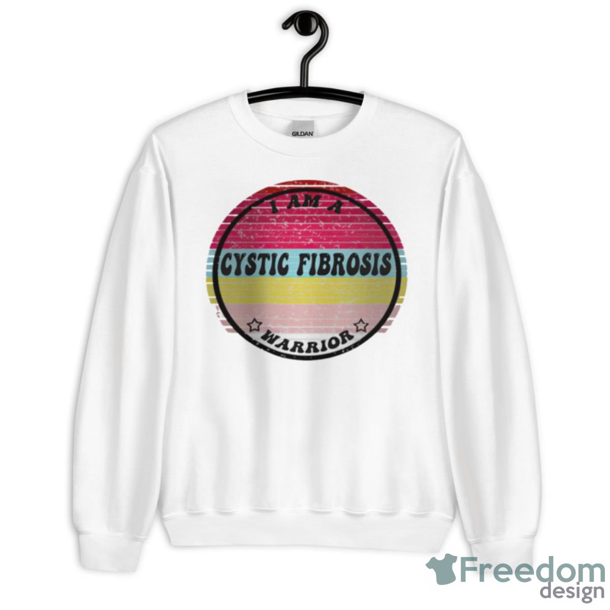 I Am A Cystic Fibrosis Warrior Shirt - Unisex Heavy Blend Crewneck Sweatshirt