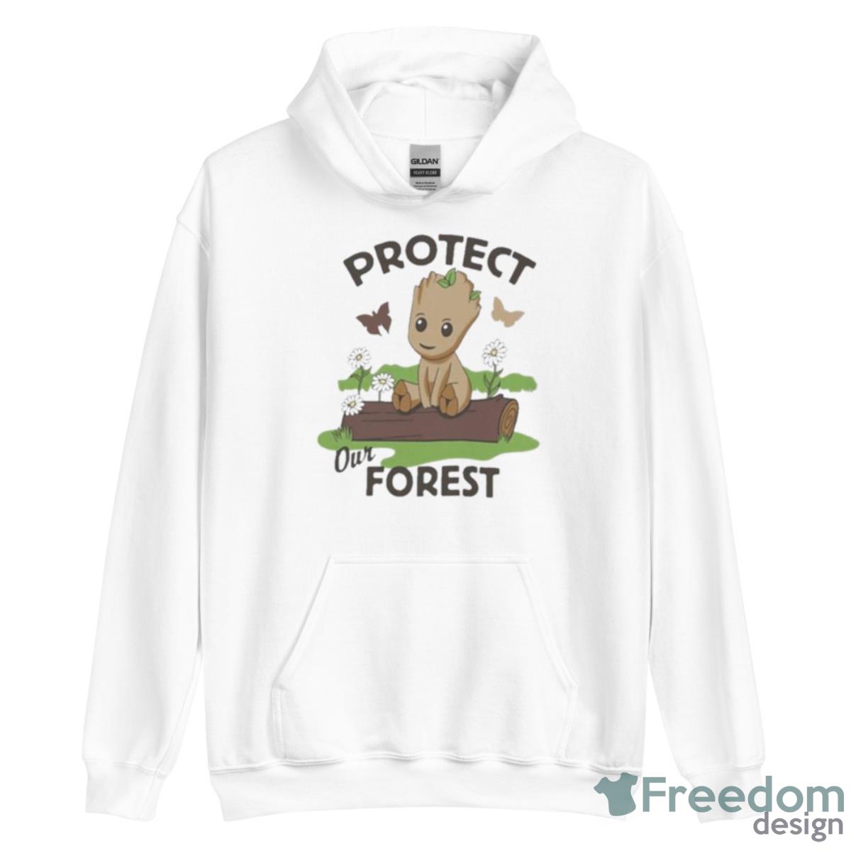 I Am Groot Protect Our Forest Shirt image I Am Groot Protect Our Forest Shirt - Unisex Heavy Blend Hooded Sweatshirt