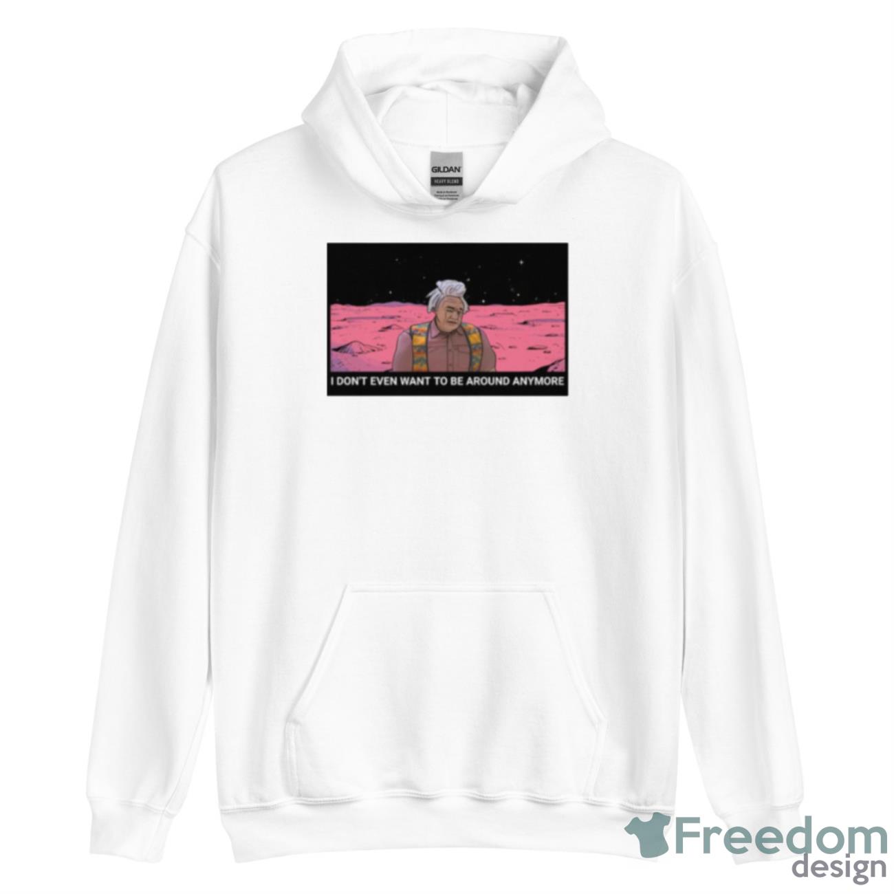 I Don’t Even Want To Be Around Watchmen Tv Show Shirt - Unisex Heavy Blend Hooded Sweatshirt