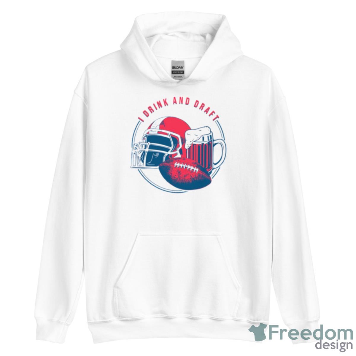 I Drink And Draft Rugby Football Shirt image I Drink And Draft Rugby Football Shirt - Unisex Heavy Blend Hooded Sweatshirt