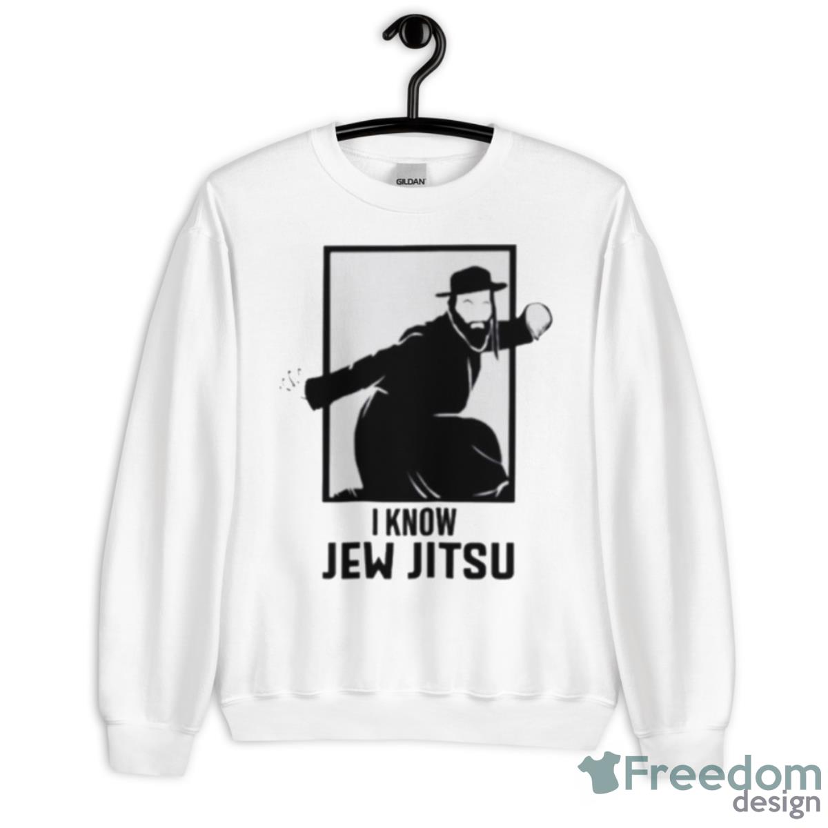 I Know Jew Jitsu Shirt - Unisex Heavy Blend Crewneck Sweatshirt