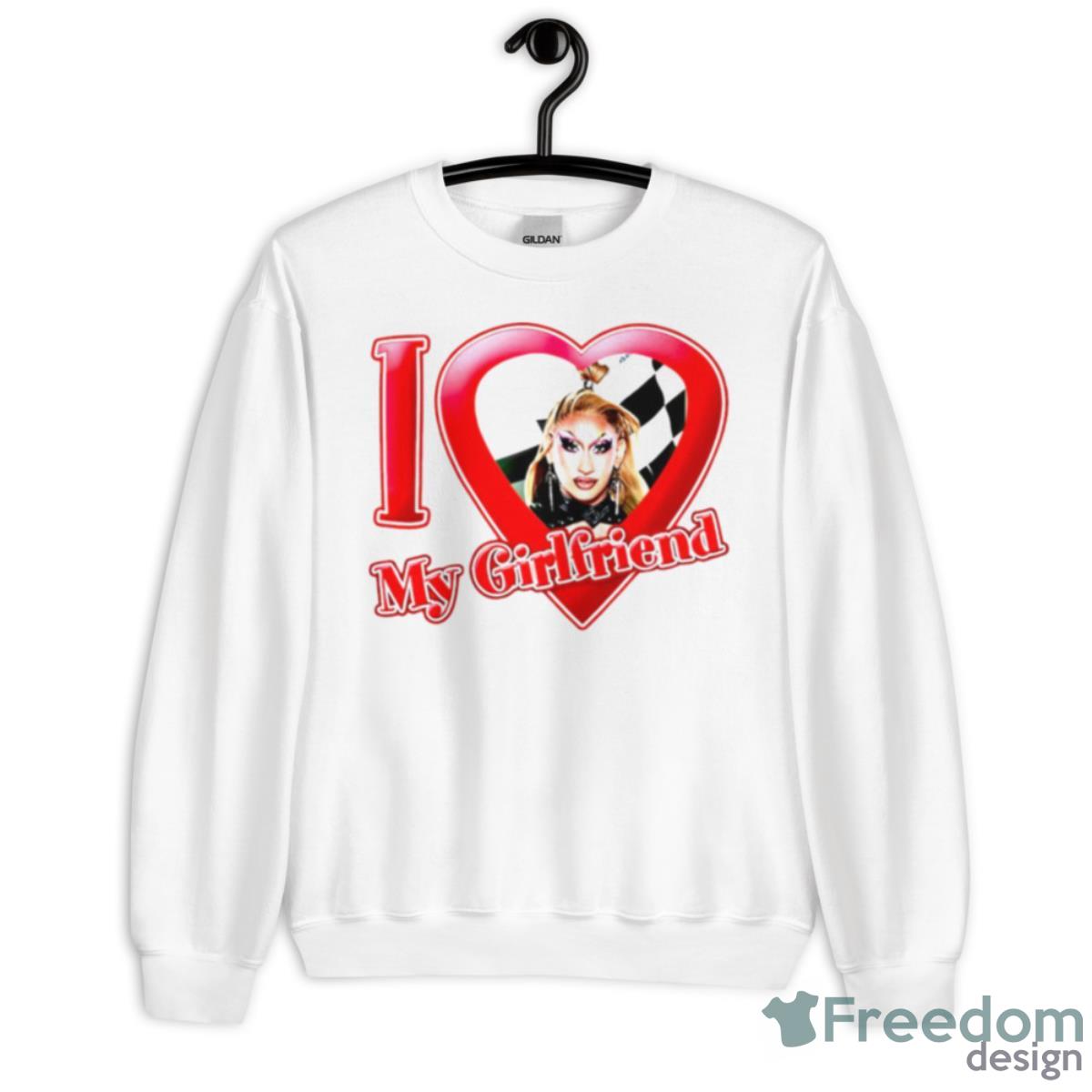 I Love My Girlfriend Anetra Shirt - Unisex Heavy Blend Crewneck Sweatshirt