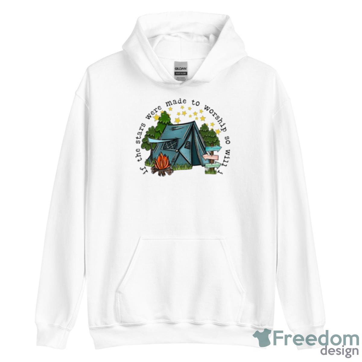 If The Stars Were Made To Worship So Will I Shirt - Unisex Heavy Blend Hooded Sweatshirt