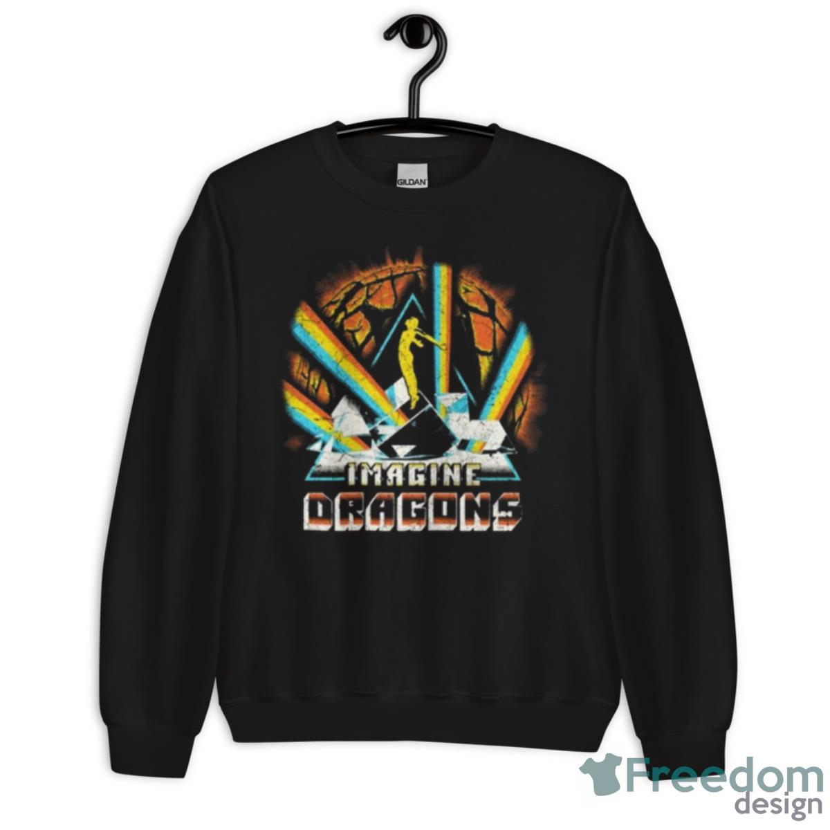 Imagine Dragons Merch Vintage Graphic Shirt - Unisex Crewneck Sweatshirt