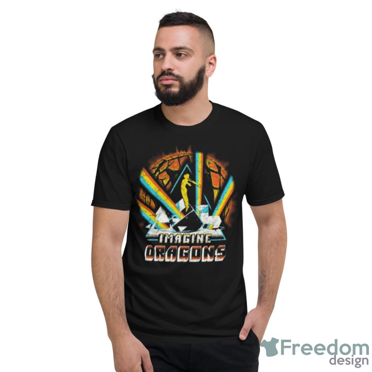 Imagine Dragons Merch Vintage Graphic Shirt - Short Sleeve T-Shirt