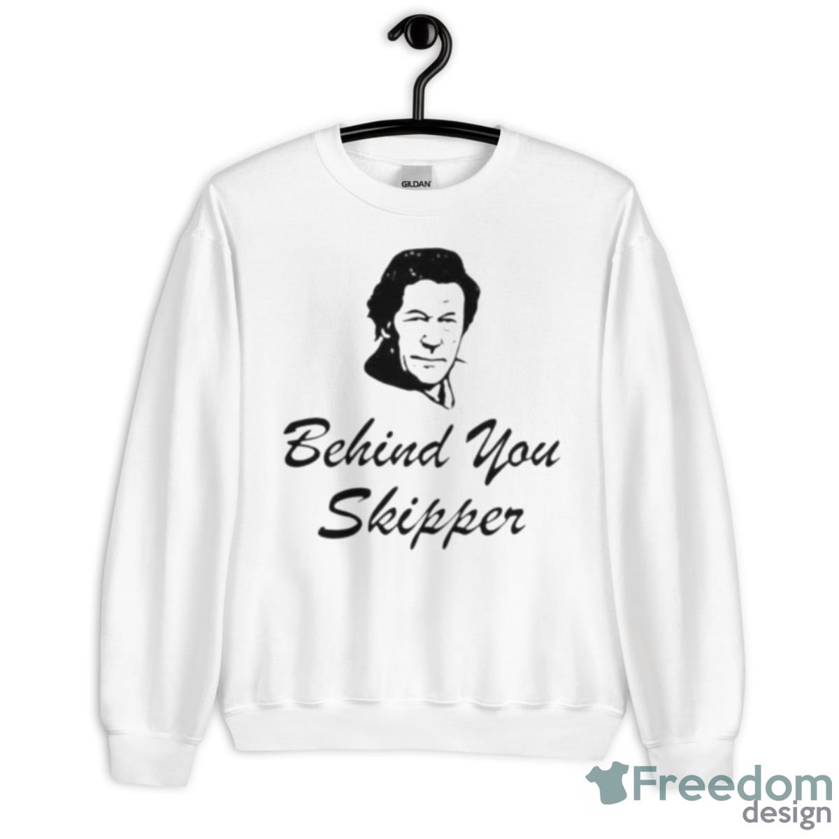 Imran Khan Behind You Skipper Shirt - Unisex Heavy Blend Crewneck Sweatshirt