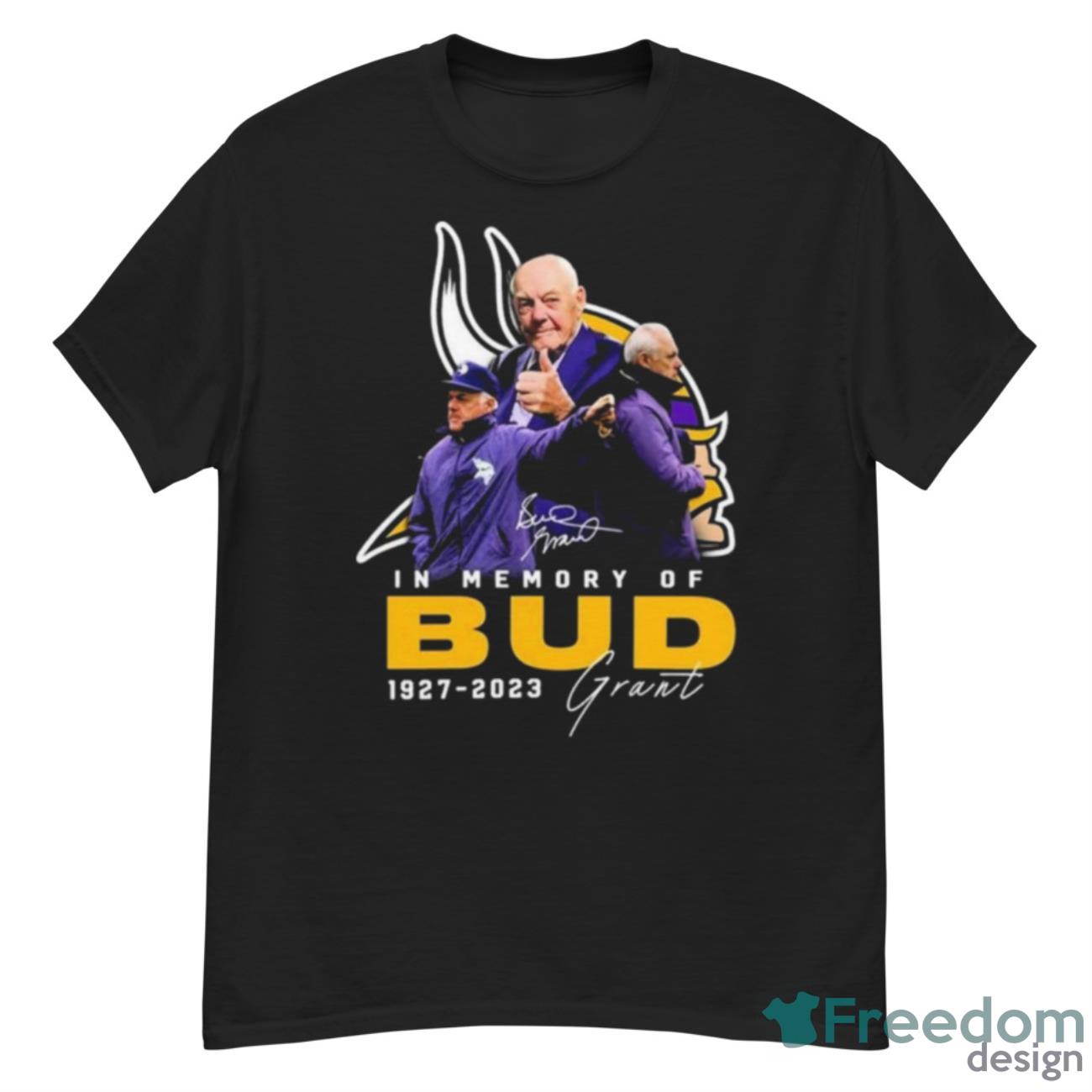 In Memory Of Coach Bud Grant 1927 2023 Signature Shirt - G500 Men’s Classic T-Shirt