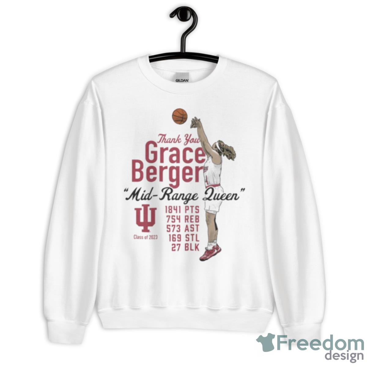 Indiana 34 Grace Berger – Thank You Shirt - Unisex Heavy Blend Crewneck Sweatshirt