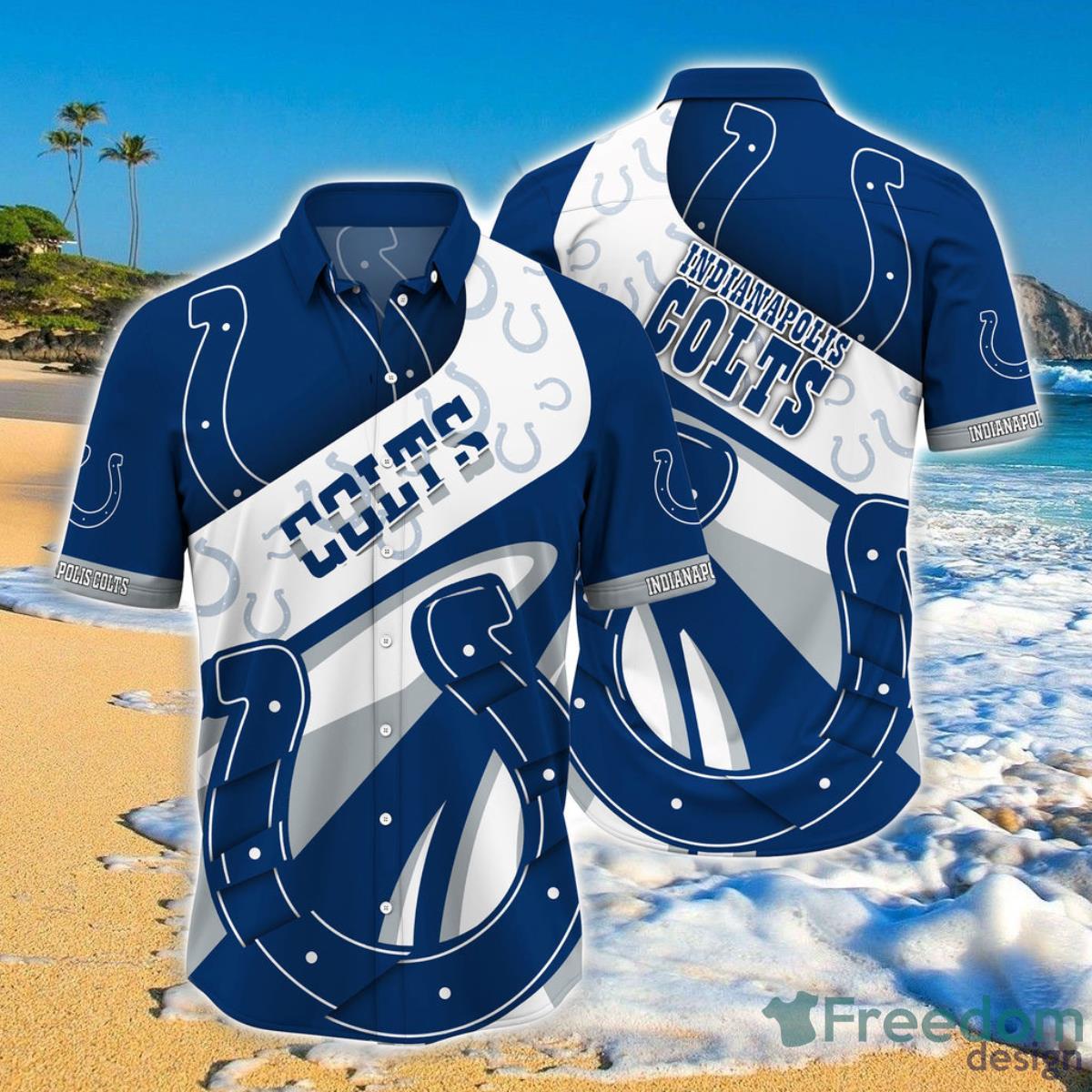 Indianapolis Colts Nfl Hawaiian Shirt Men And Women For Fans - Freedomdesign