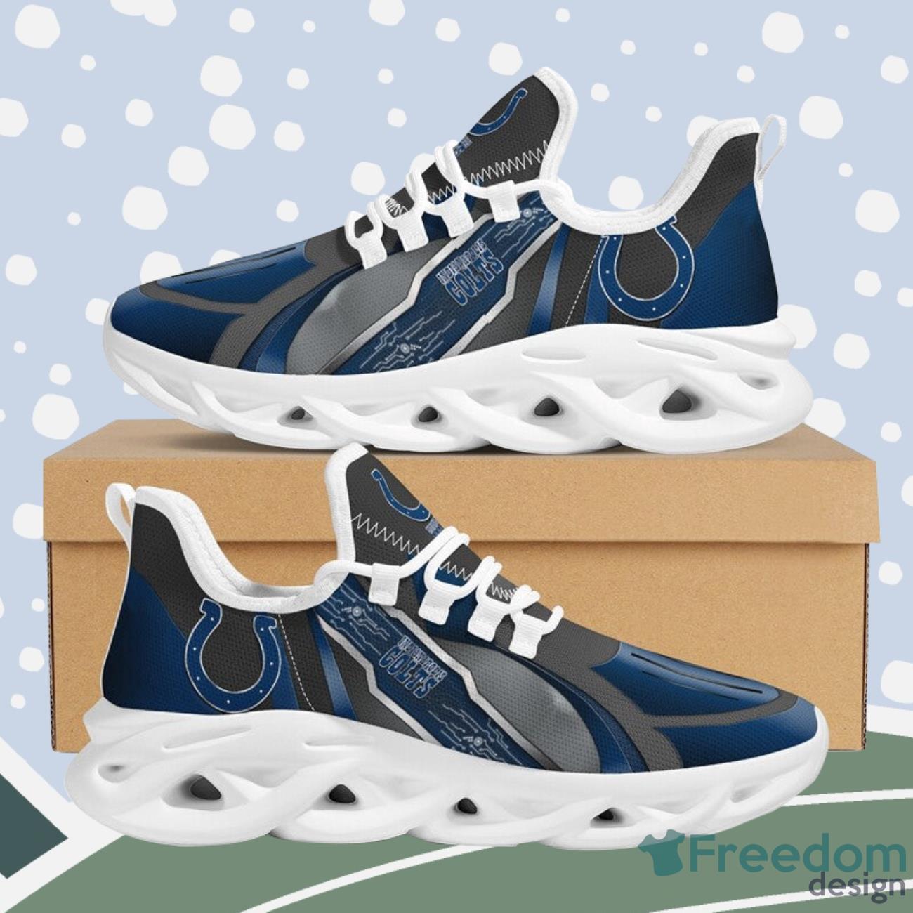 Indianapolis Colts NFL Max Soul Running Shoes For Men And Women Product Photo 2