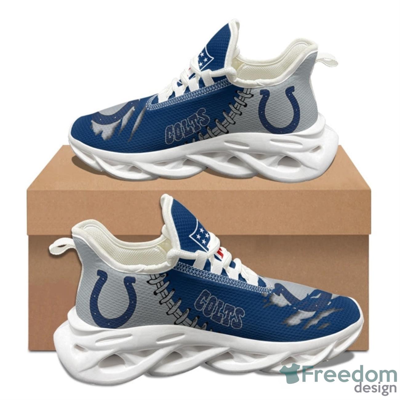 Indianapolis Colts NFL Max Soul Sneakers Running Shoes Product Photo 1