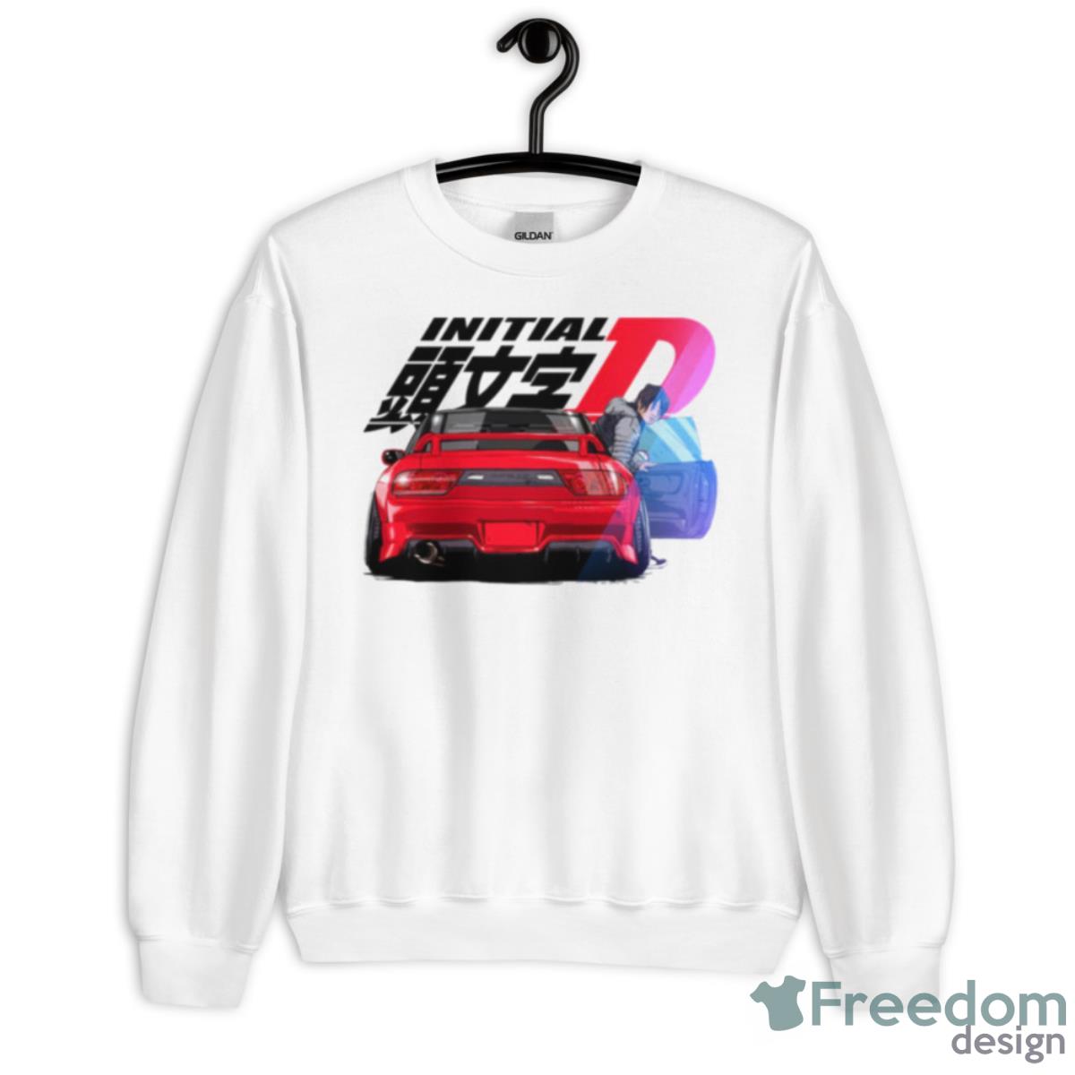 Initial D Japanese Street Racing Manga Series Character Artwork Shirt - Unisex Heavy Blend Crewneck Sweatshirt