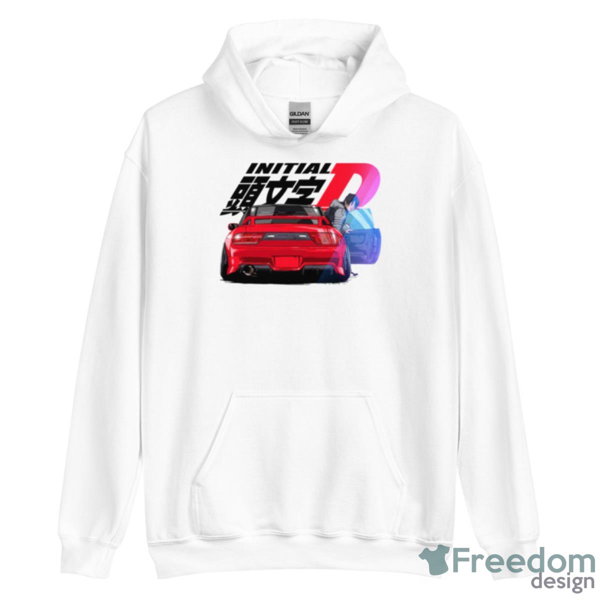 Initial D Japanese Street Racing Manga Series Character Artwork Shirt - Unisex Heavy Blend Hooded Sweatshirt Initial D Japanese Street Racing Manga Series Character Artwork Shirt - Unisex Heavy Blend Hooded Sweatshirt