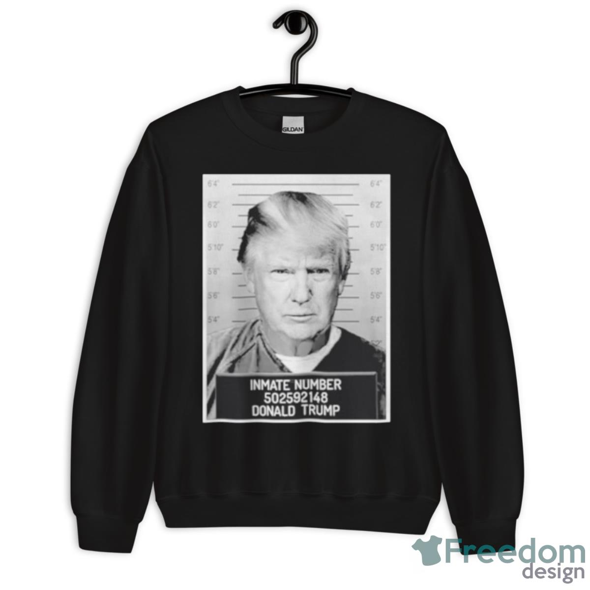 Inmate Number 502592148 Donald Trump Shirt - Unisex Crewneck Sweatshirt