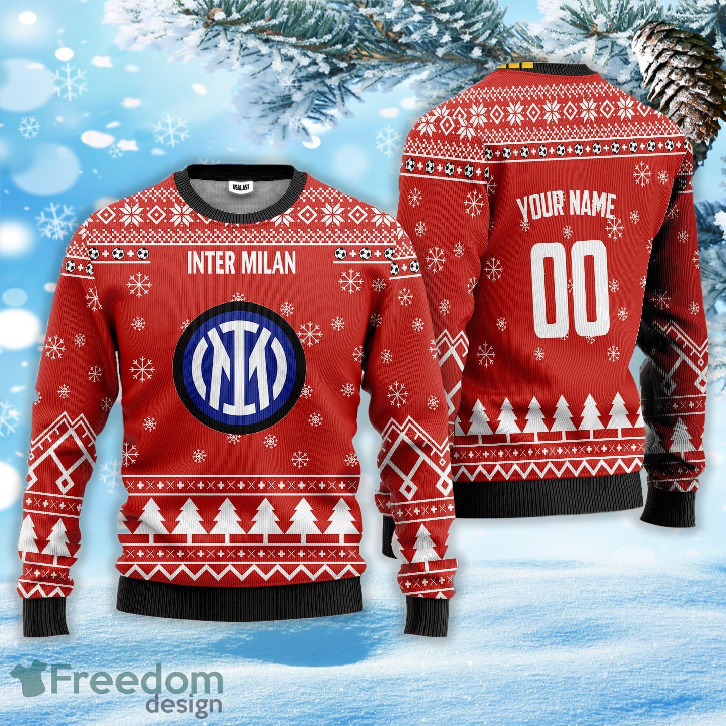 Inter Milan Personalized Ugly Christmas 3D Sweater Red Version Print Over For Fans - Inter Milan Personalized Ugly Christmas Sweater Red Version Inter Milan Personalized Ugly Christmas 3D Sweater Red Version Print Over For Fans - Inter Milan Personalized Ugly Christmas Sweater Red Version