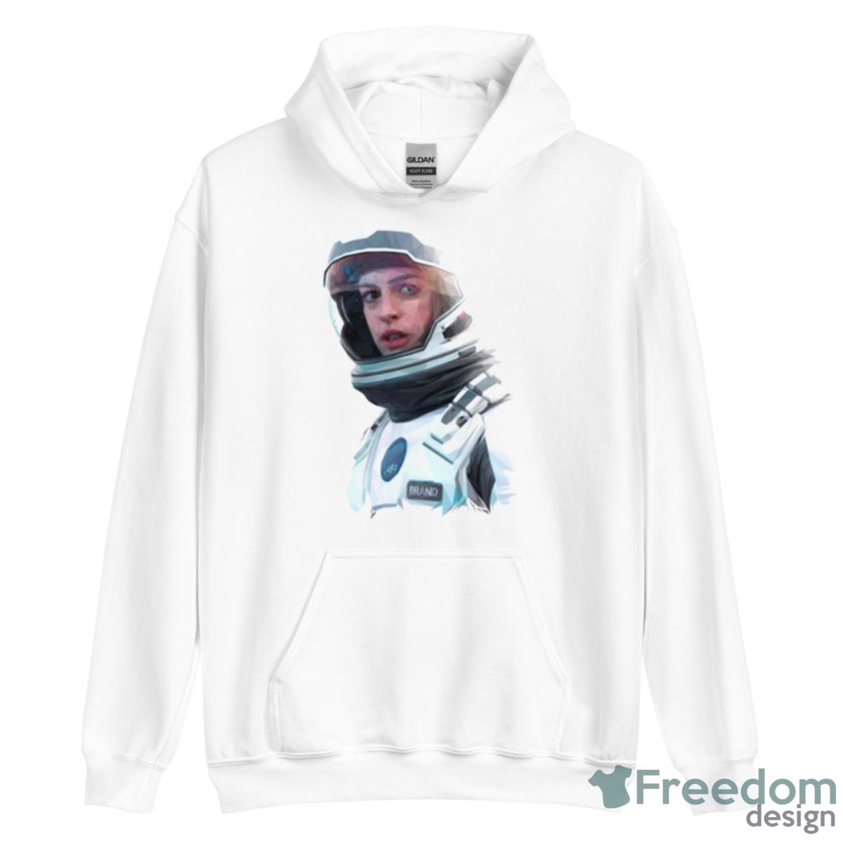 Interstellar Brand Anne Hathaway Shirt image Interstellar Brand Anne Hathaway Shirt - Unisex Heavy Blend Hooded Sweatshirt