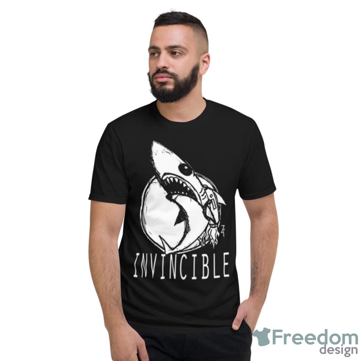 Invincible Shark Design Shirt - Short Sleeve T-Shirt