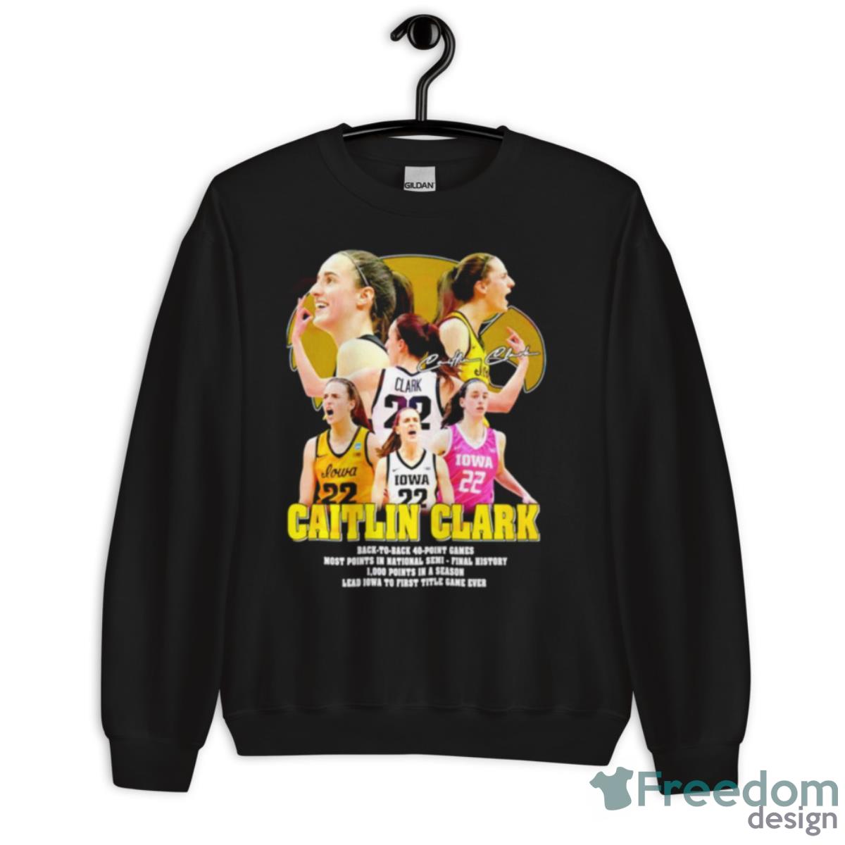 IOWA MVP Caitlin Clark Signature Shirt - Unisex Crewneck Sweatshirt