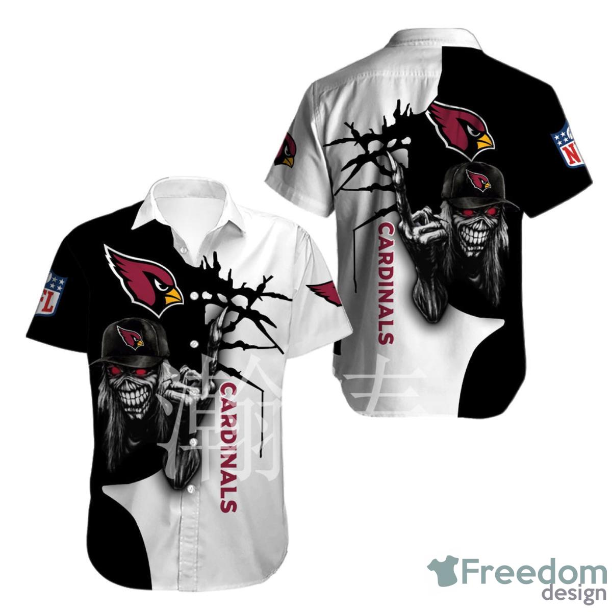 Iron Maiden Arizona Cardinals Hawaiian Shirt Mens For Men And Women -  Freedomdesign