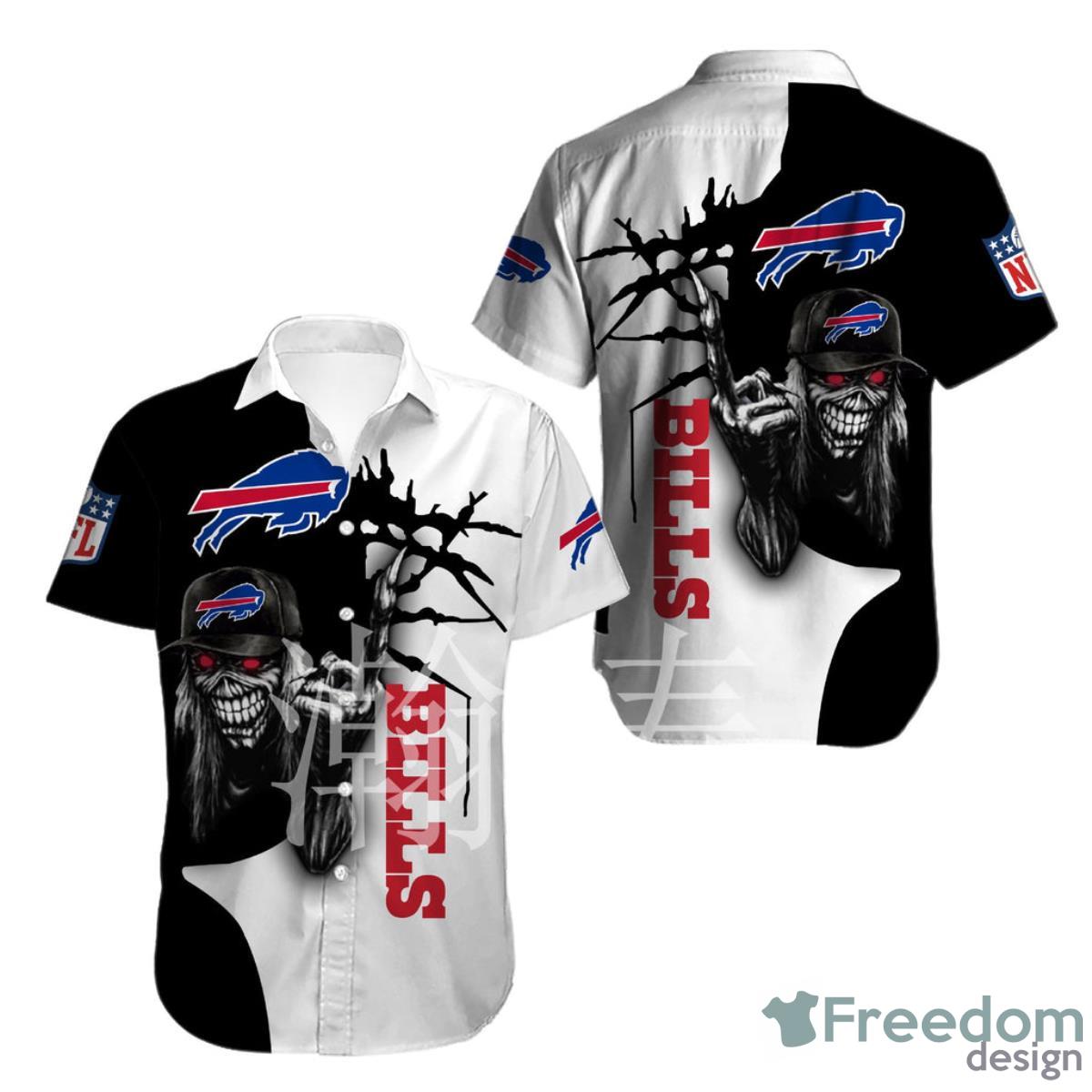 Iron Maiden Buffalo Bills Hawaiian Shirt For Men And Women