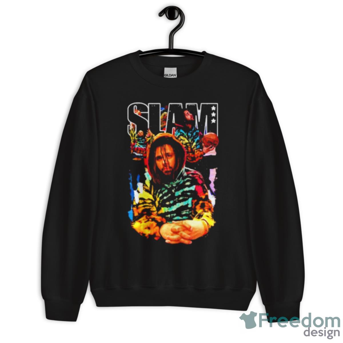 J Cole Slam Magazine Basketball Rap Shirt - Unisex Crewneck Sweatshirt