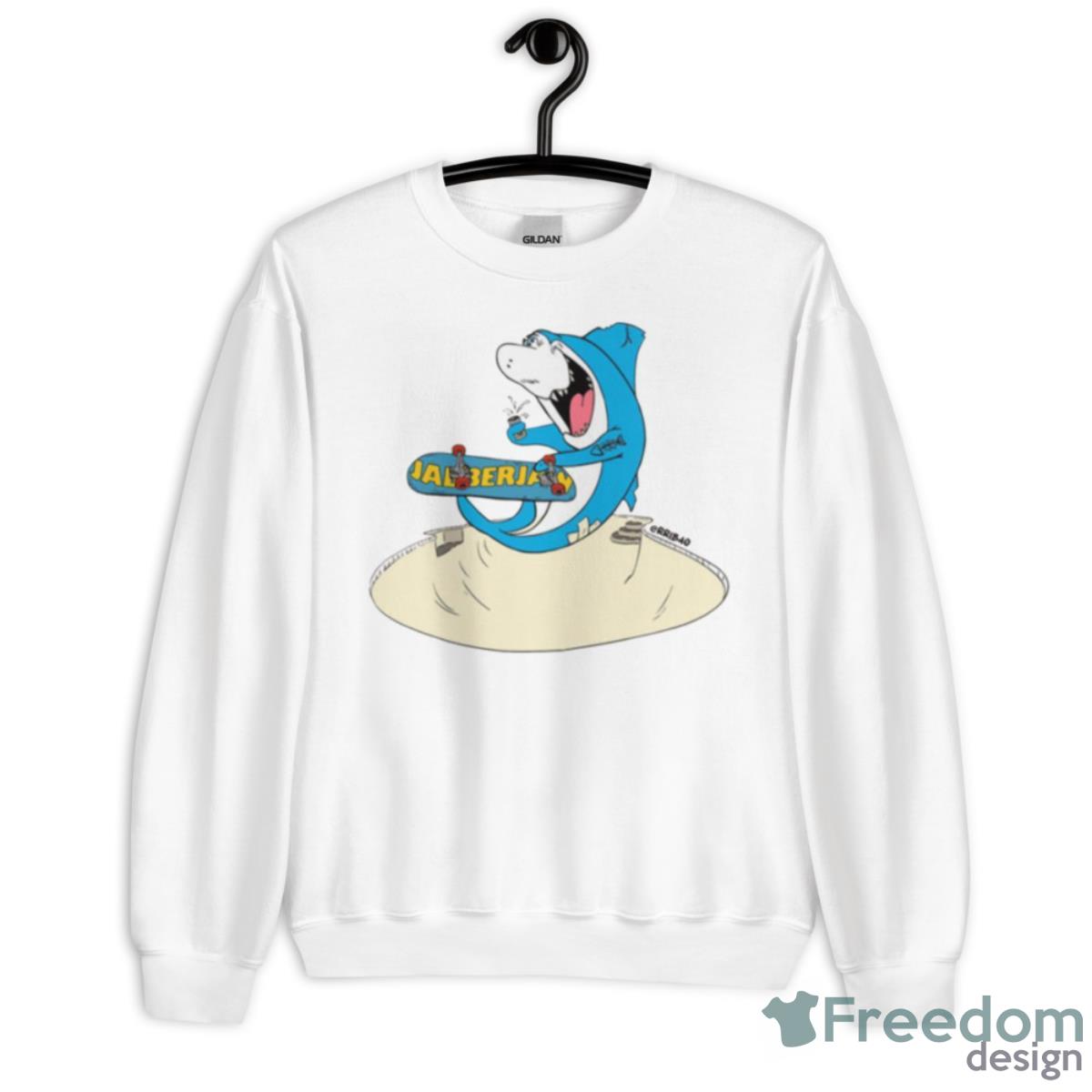 Jabber Jaw Skateboarding Shirt - Unisex Heavy Blend Crewneck Sweatshirt