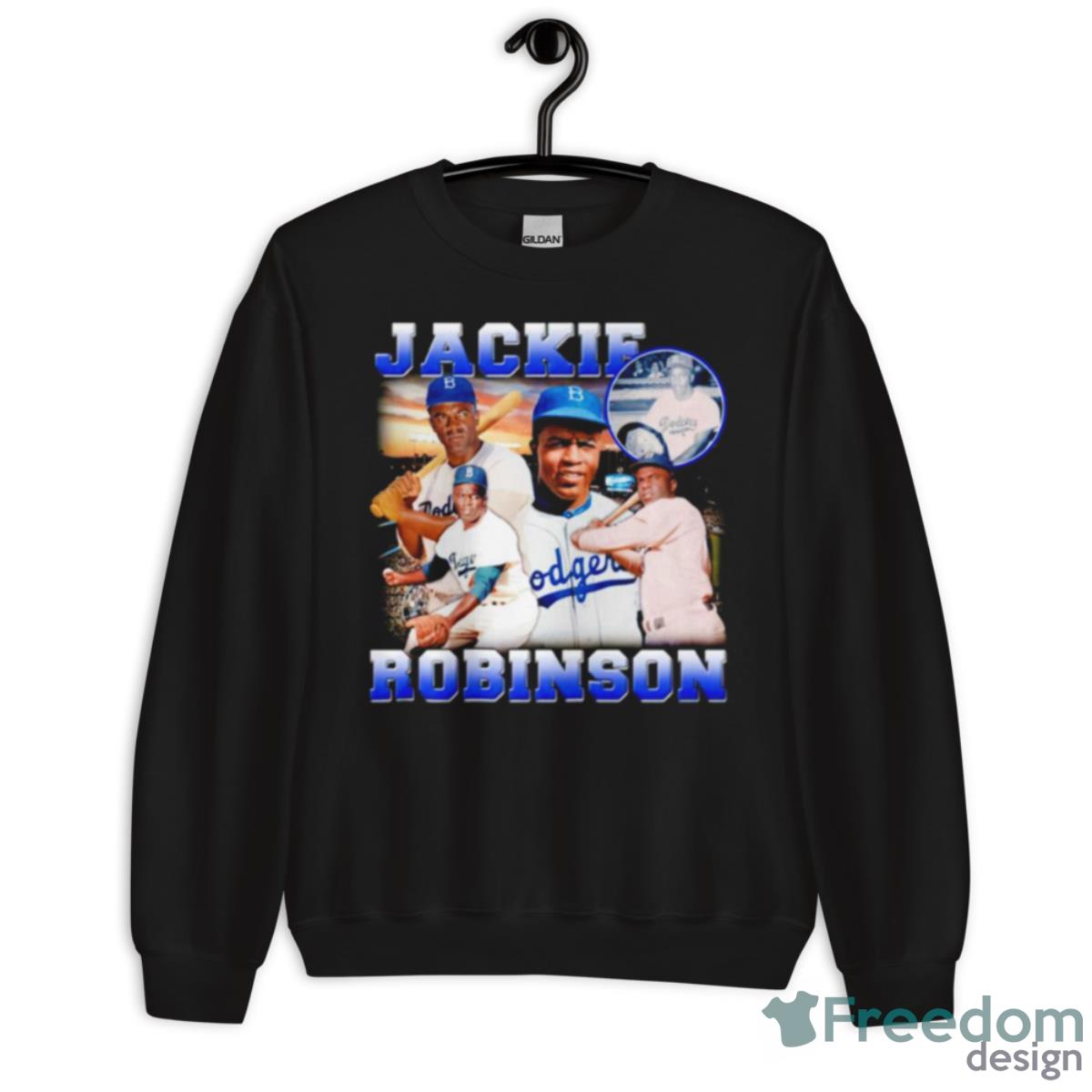 Jackie Robinson Retro Shirt - Unisex Crewneck Sweatshirt