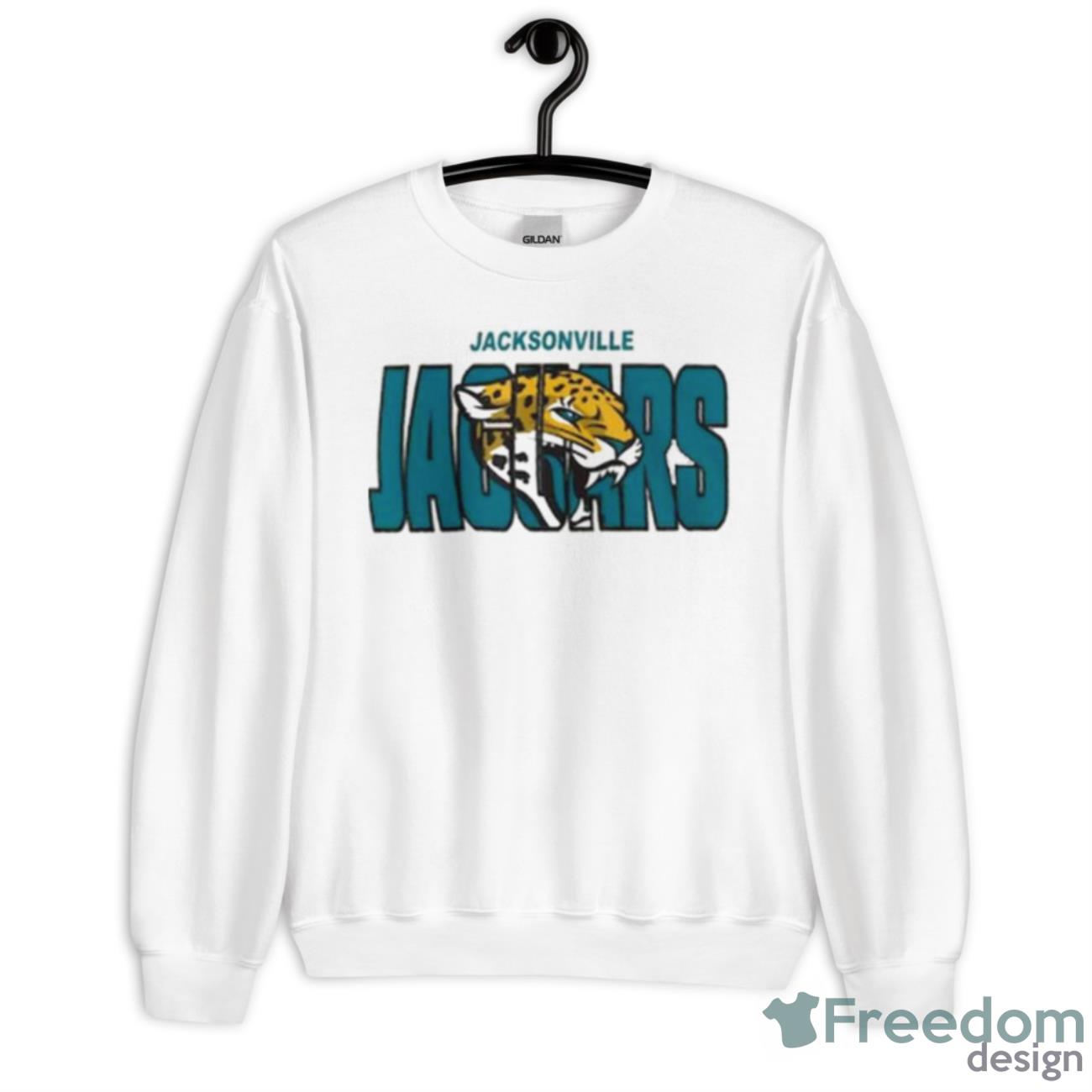 Jacksonville Jaguars New Era 2023 NFL Draft Shirt - Unisex Heavy Blend Crewneck Sweatshirt