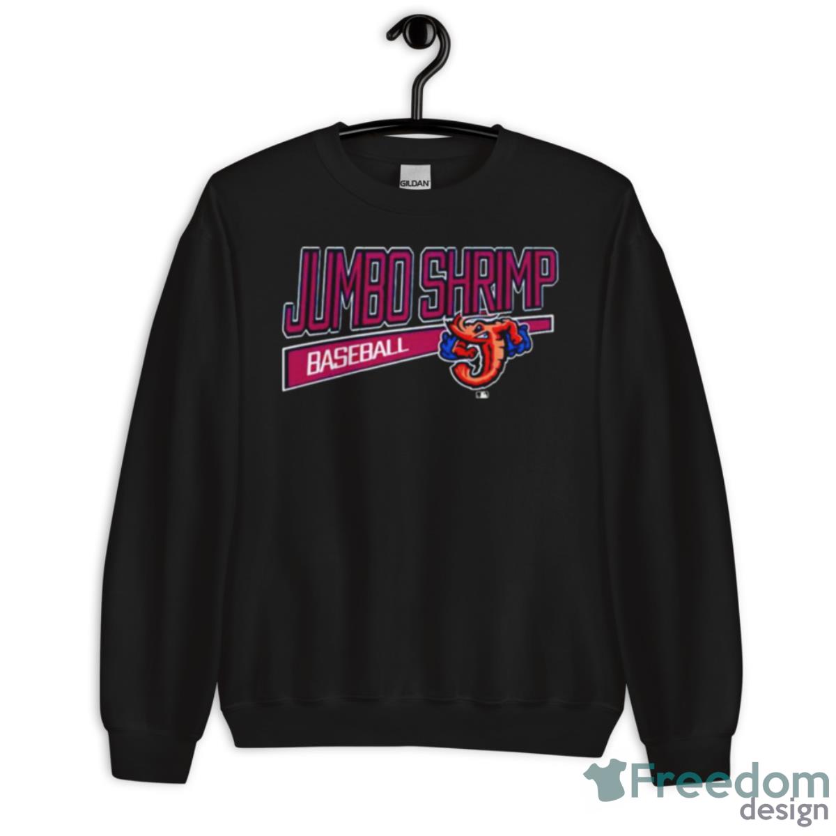 Jacksonville Jumbo Shrimp Champion Logo Shirt - Unisex Crewneck Sweatshirt