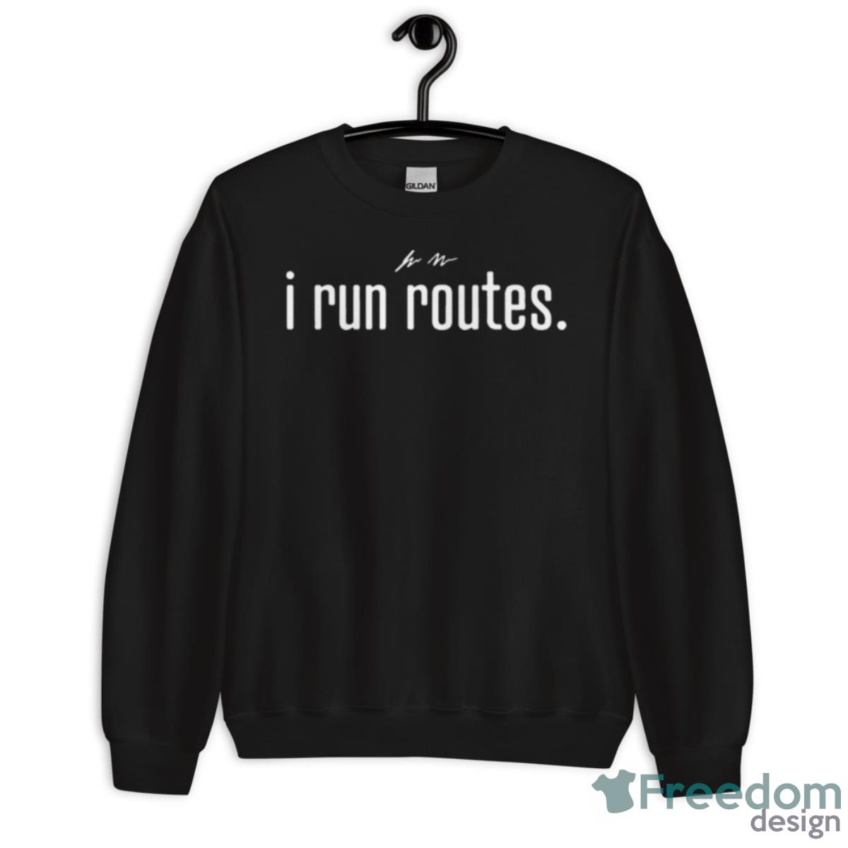 Jalen Mcmillian I Run Routes Shirt - Unisex Crewneck Sweatshirt