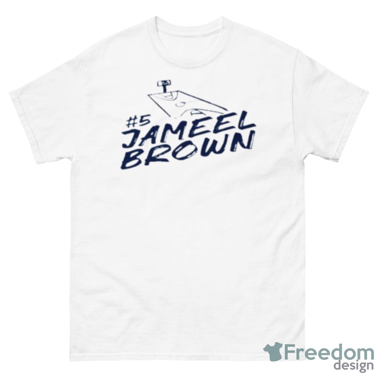 Jameel Brown 5 Chalk Shirt - 500 Men’s Classic Tee Gildan