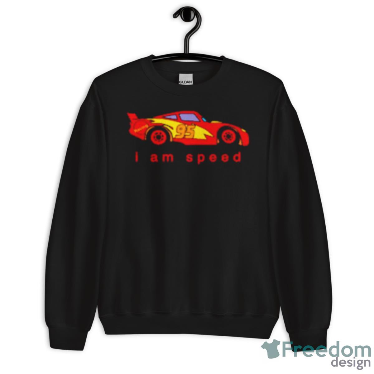 James Potter Wearing I Am Speed 95 Cars Shirt - Unisex Crewneck Sweatshirt