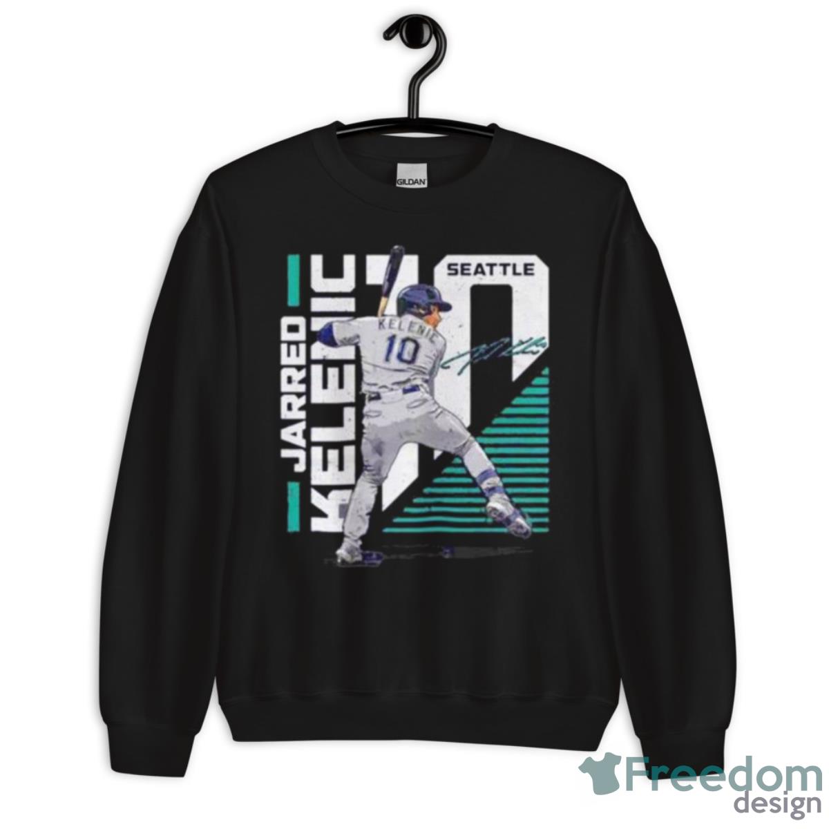 Jarred Kelenic Seattle Mariners Signature Stretch Shirt - Unisex Crewneck Sweatshirt