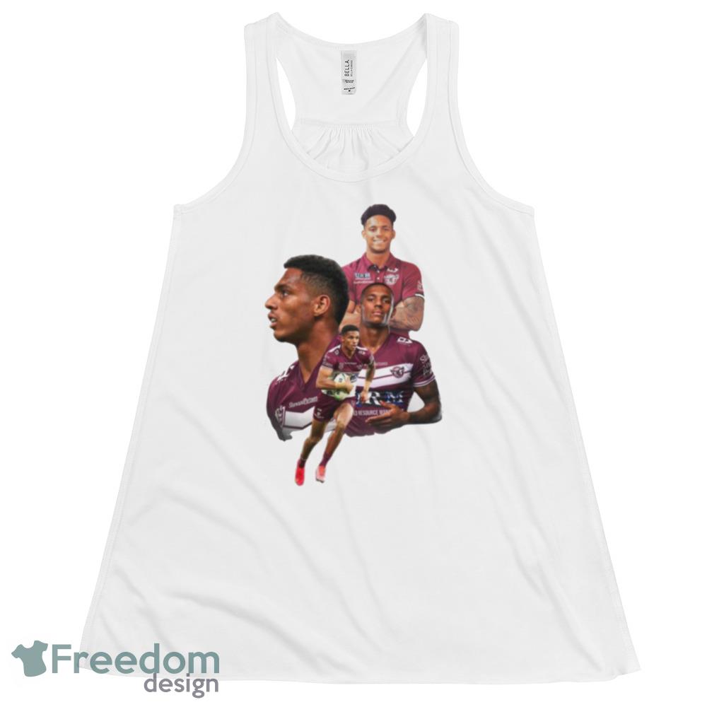 Jason Saab Rugby Player Graphics White T Shirts For Men And Women - 8800 Women_s Flowy Racerback Tank Jason Saab Rugby Player Graphics White T Shirts For Men And Women - 8800 Women_s Flowy Racerback Tank