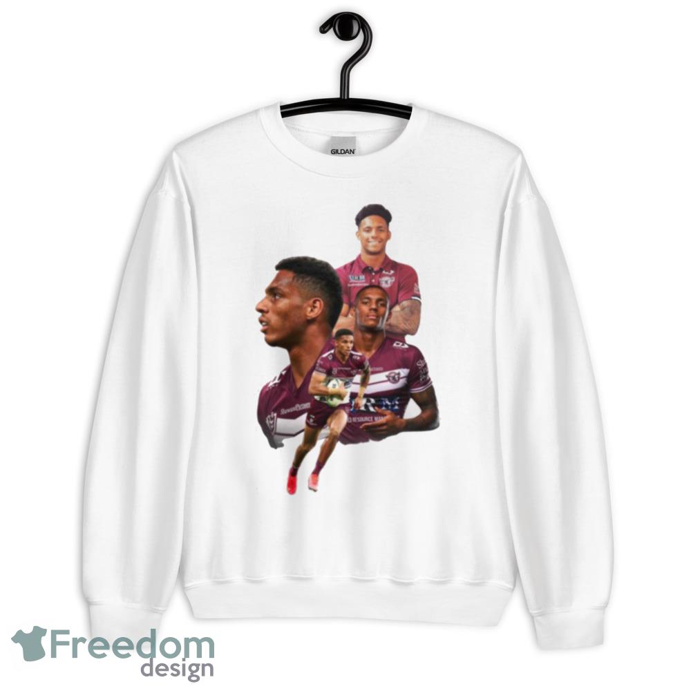 Jason Saab Rugby Player Graphics White T Shirts For Men And Women - 18000 Unisex Heavy Blend Crewneck Sweatshirt Jason Saab Rugby Player Graphics White T Shirts For Men And Women - 18000 Unisex Heavy Blend Crewneck Sweatshirt